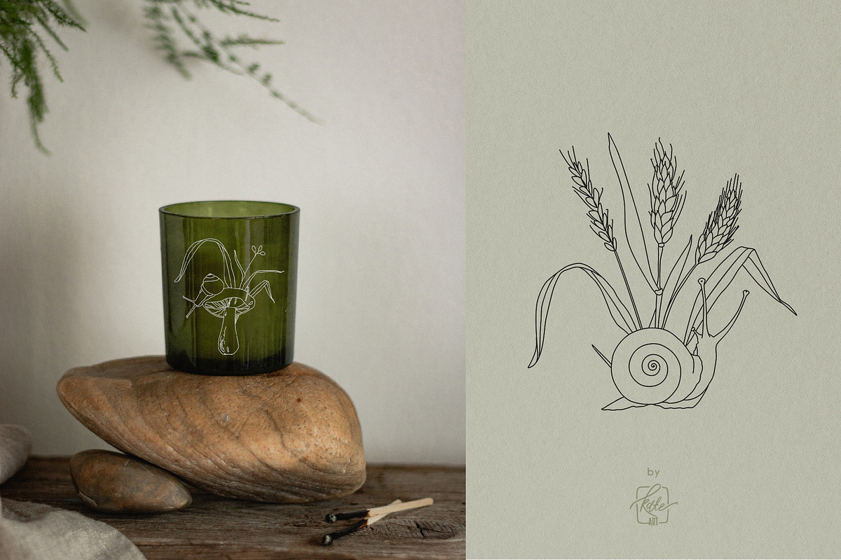 COTTAGECORE HERBARIUM, an Object Illustration by Kate Art (Photo 11 of 22)