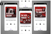 Conspiracy Podcast Cover, a Social Media Template by Neermana (Thumbnail 1 of 4)