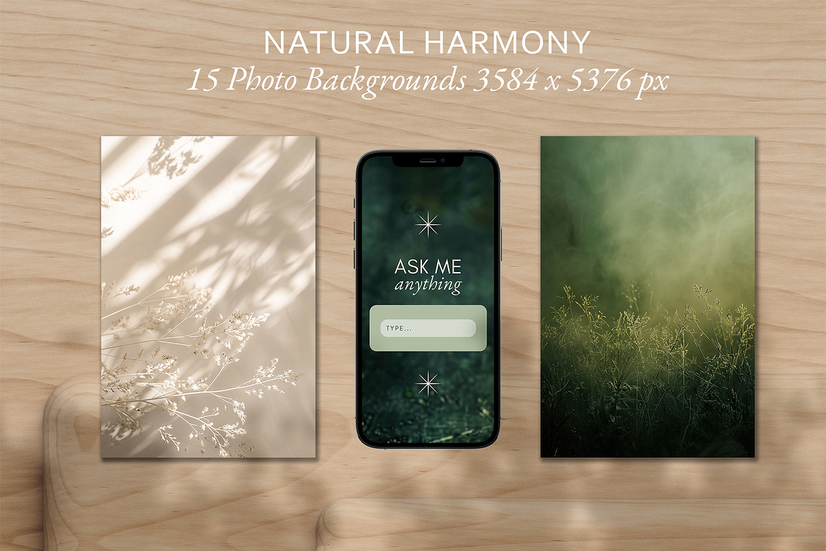 Natural Harmony Social Kit Templates, a Social Media Template by Elena Dorosh (Photo 11 of 13)