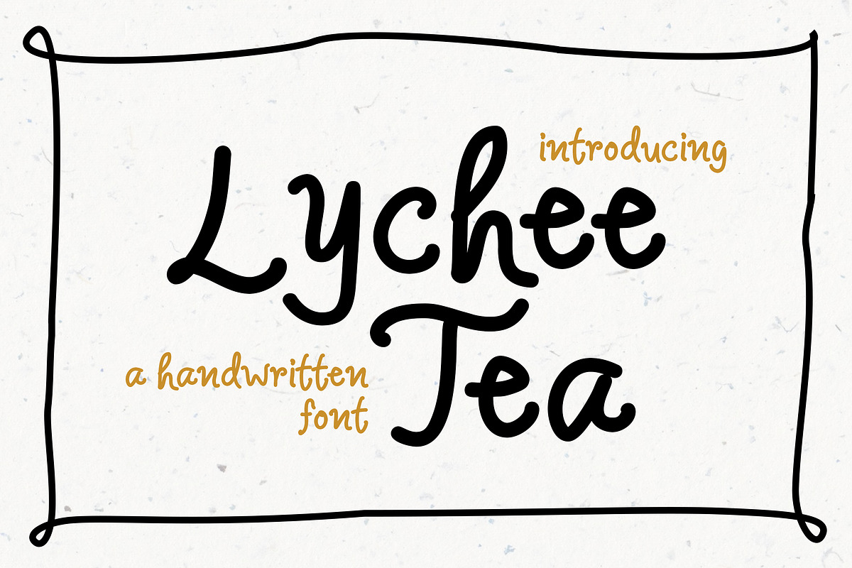 Lychee Tea - Handwritten Font, a Handwritten Font by Weape Studio (Photo 1 of 7)