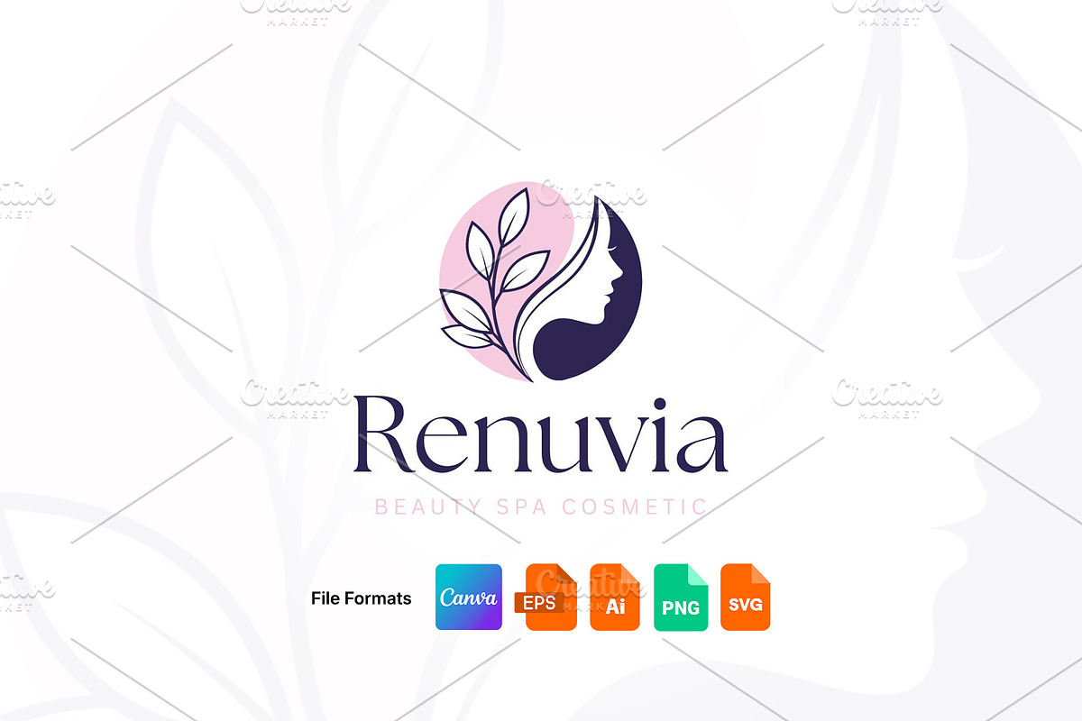 Skincare Spa Beauty Wellness Logo, a Branding & Logo Template by Arslan (Photo 1 of 2)