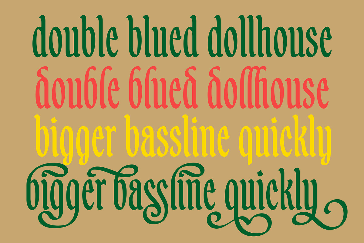 Talu, a Font by Simon Walker (Photo 6 of 11)