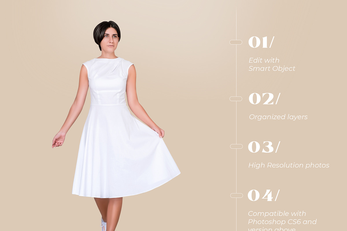 Sleeveless Dress Psd Mockup Set, an Apparel Mockup by Neutral Mockups (Photo 2 of 4)