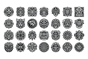 Aztec and Mayan Symbols & Ornaments, an Icon by Vector Portal (Thumbnail 2 of 6)