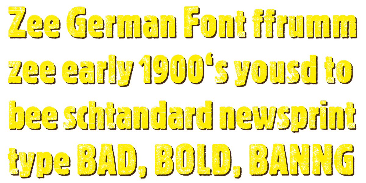 Bannertype, a Font by Wiescher-Design (Photo 7 of 8)