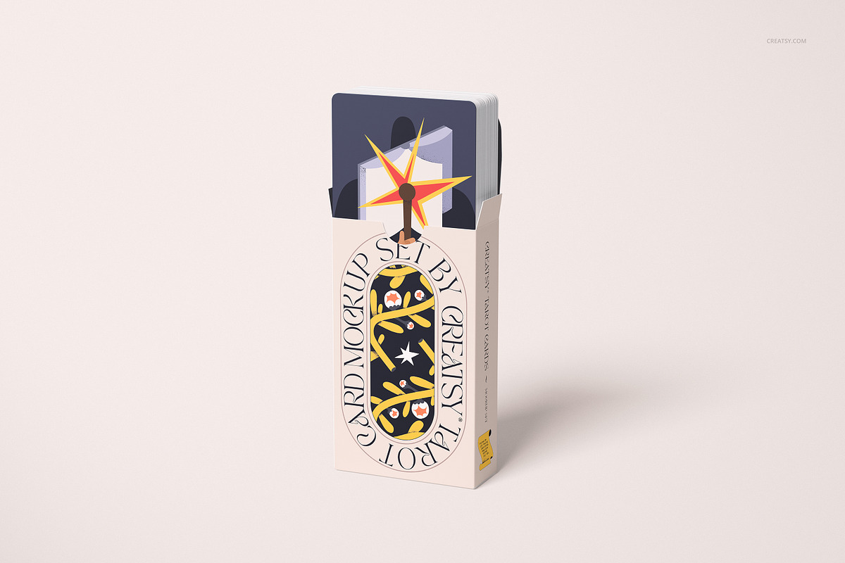 Tarot Cards Mockup Bundle, a Merchandise Mockup by creatsy5 (Photo 22 of 42)