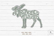 Adirondack Mountains in a moose, an Object Graphic by DigitalDesignsLaura (Thumbnail 3 of 3)