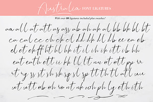 Australia Script Font