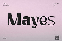 Mayes - Variable Font