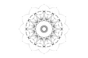 Ornamental Black White Mandala Pack, a Decorative Illustration by NJ Himel (Thumbnail 42 of 103)