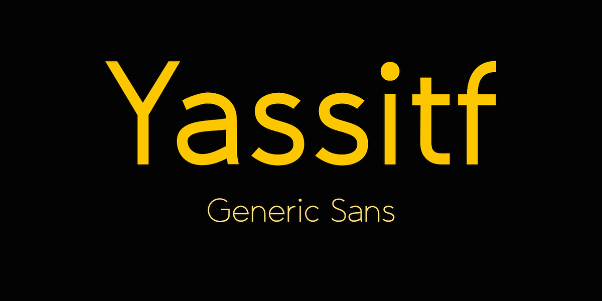 Yassitf, a Sans Serif Font by Ingrimayne Type (Photo 1 of 12)