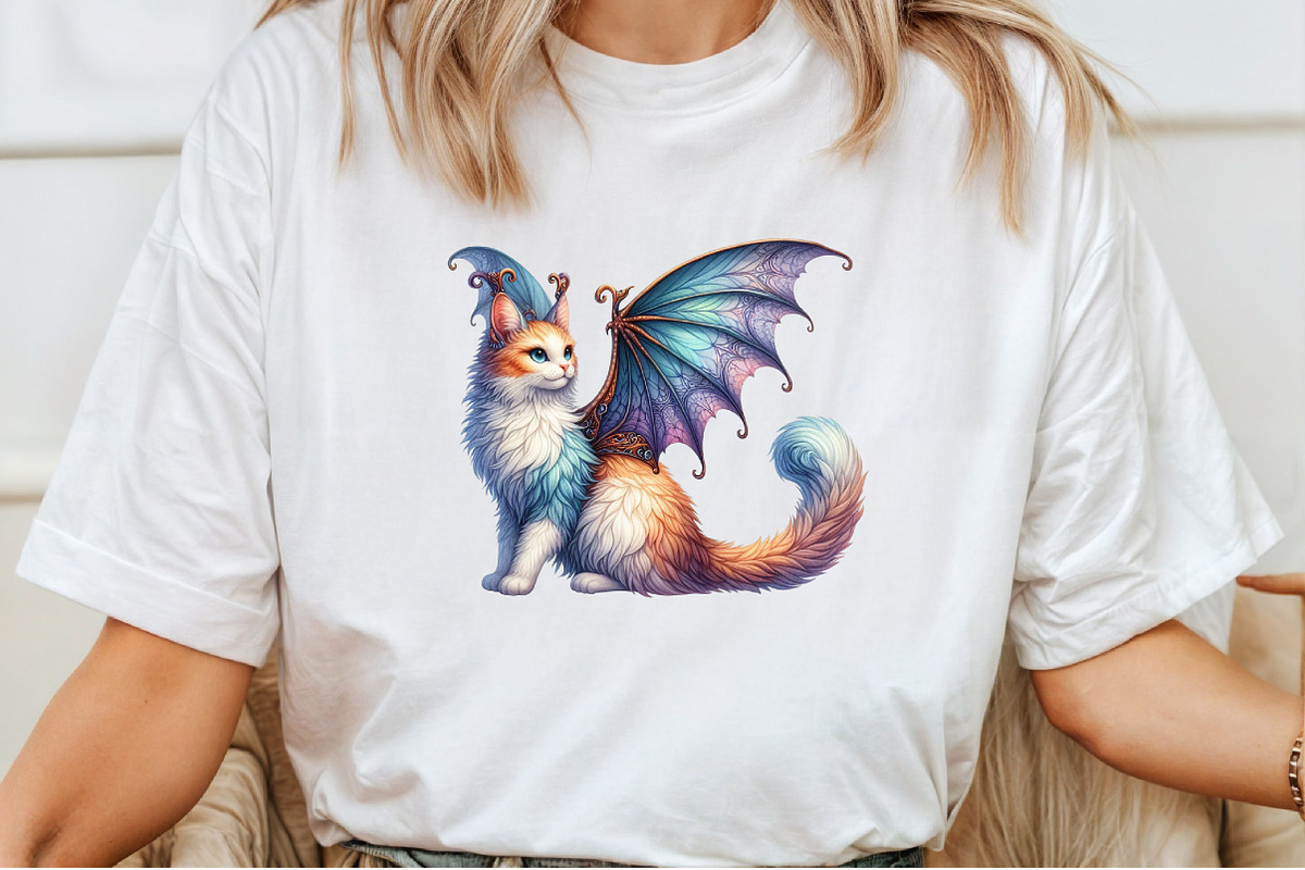 Whimsical Halloween Cat Clipart, an Illustration by Pixels.Craft (Photo 4 of 7)