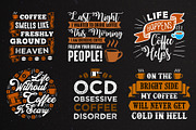 Coffee Quotes Crafts Vol 9, a Decorative Illustration by Tosca Digital (Thumbnail 6 of 6)