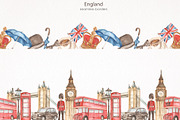 England watercolor collection, an Animal Illustration by Marina Ermakova (Thumbnail 7 of 11)