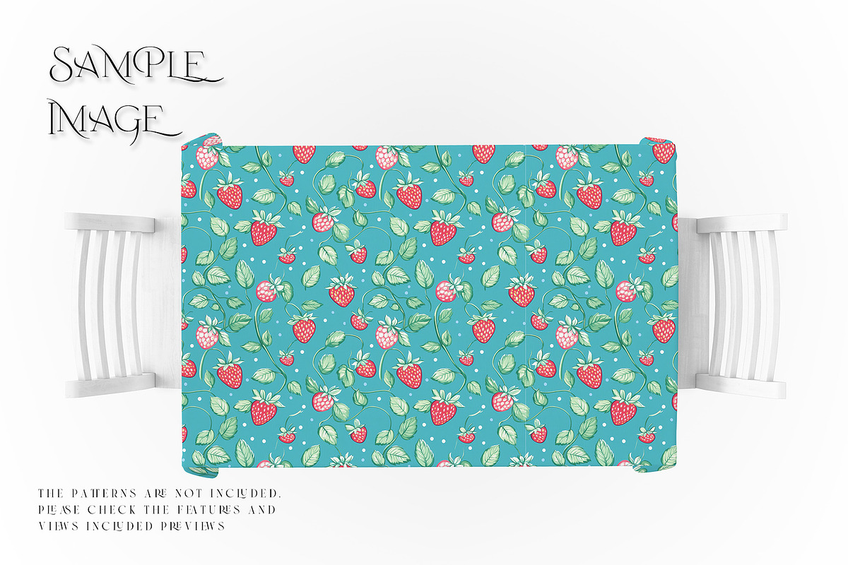 Tablecloth & Table Runner Mockups, a Household Mockup by mock-ups (Photo 20 of 21)