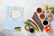 Cookbook. Set of vector elements., a Food Illustration by Design by Irihaha (Thumbnail 2 of 7)