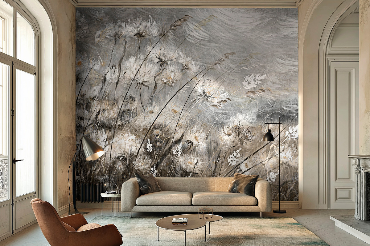Wallpaper Wild Grasses, a Wallpaper Graphic by apollinariia_shop (Photo 7 of 9)