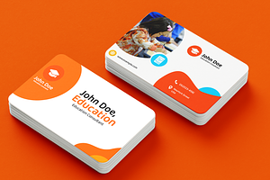 Professional Education Business Car, a Business Card Template by microtasker