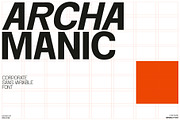 Archa Manic - Variable Sans Font, a Sans Serif Font by Inviline.co (Thumbnail 15 of 15)