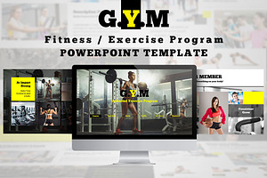 Fitness Center Powerpoint Template