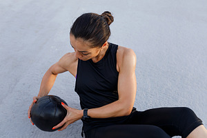 High-angle view of a slim, a Sports & Recreation Photo by Artem Varnitsin