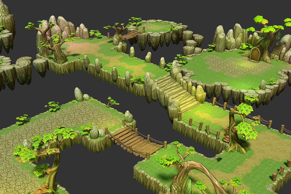 Floating Islands, an Environmental 3D Model by 3Dfancy (Photo 4 of 14)