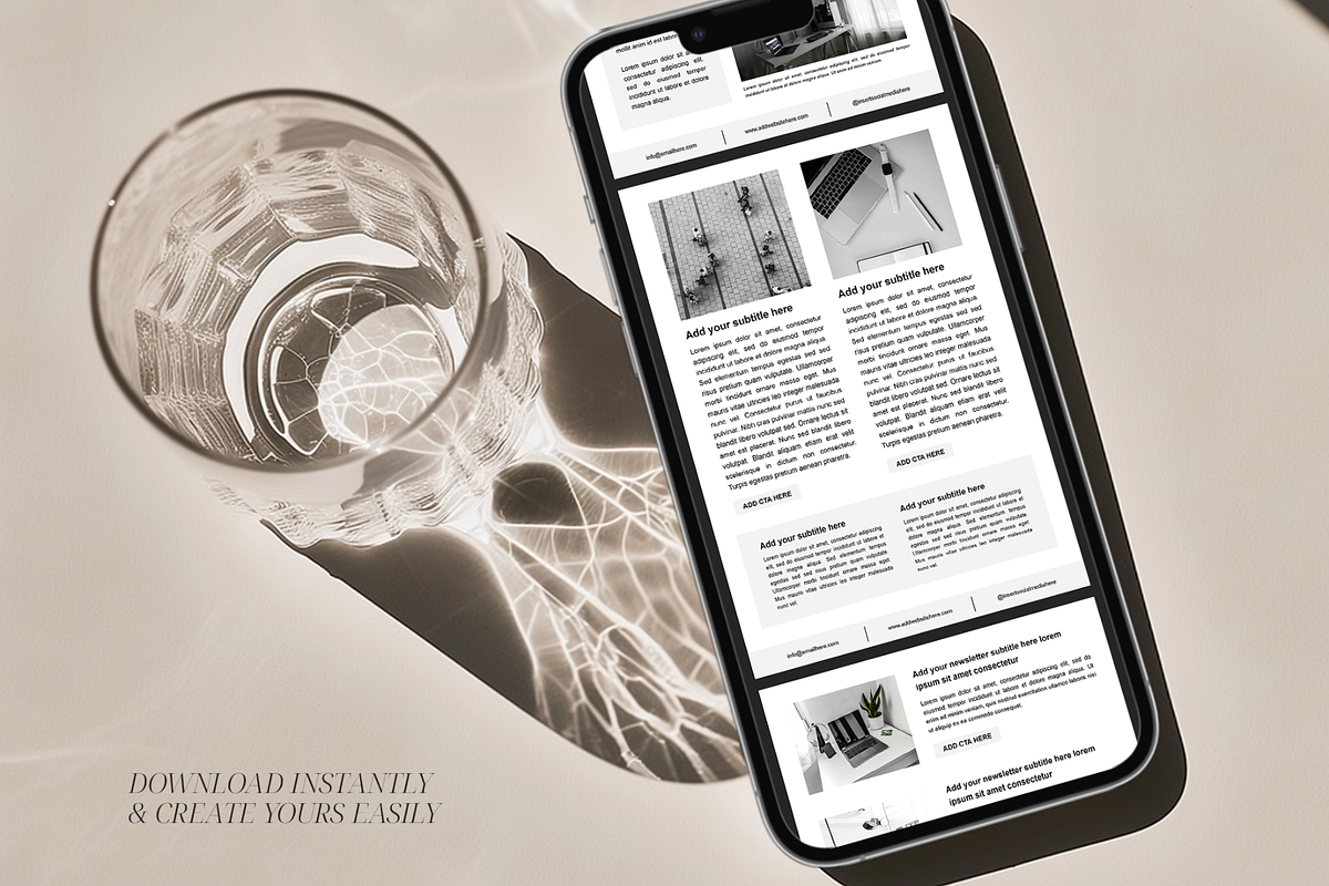 Business Newsletter Templates, a Marketing Template by Creatif Foundry (Photo 7 of 7)