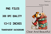 Whimsical Dogs Valentine's Day Clipa, an Illustration by SVGArt (Thumbnail 3 of 8)