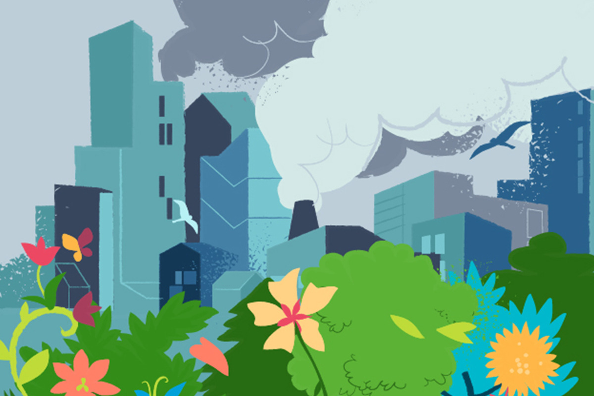 Building a Green Planet, an Illustration by Hurcastock! (Photo 7 of 7)