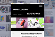 Digital Agency Website UI KIT Figma, an UI Kit Template by AtelierDuVow (Thumbnail 3 of 5)