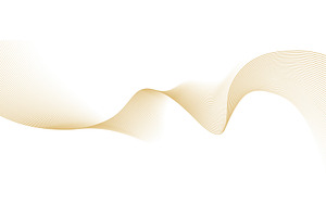 Curly golden swoosh waves, a Texture Illustration by Vector Tradition