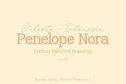 Brandon Graciela, a Serif Font by Creative Keelik (Thumbnail 14 of 17)