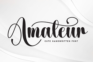 Amateur Script Font