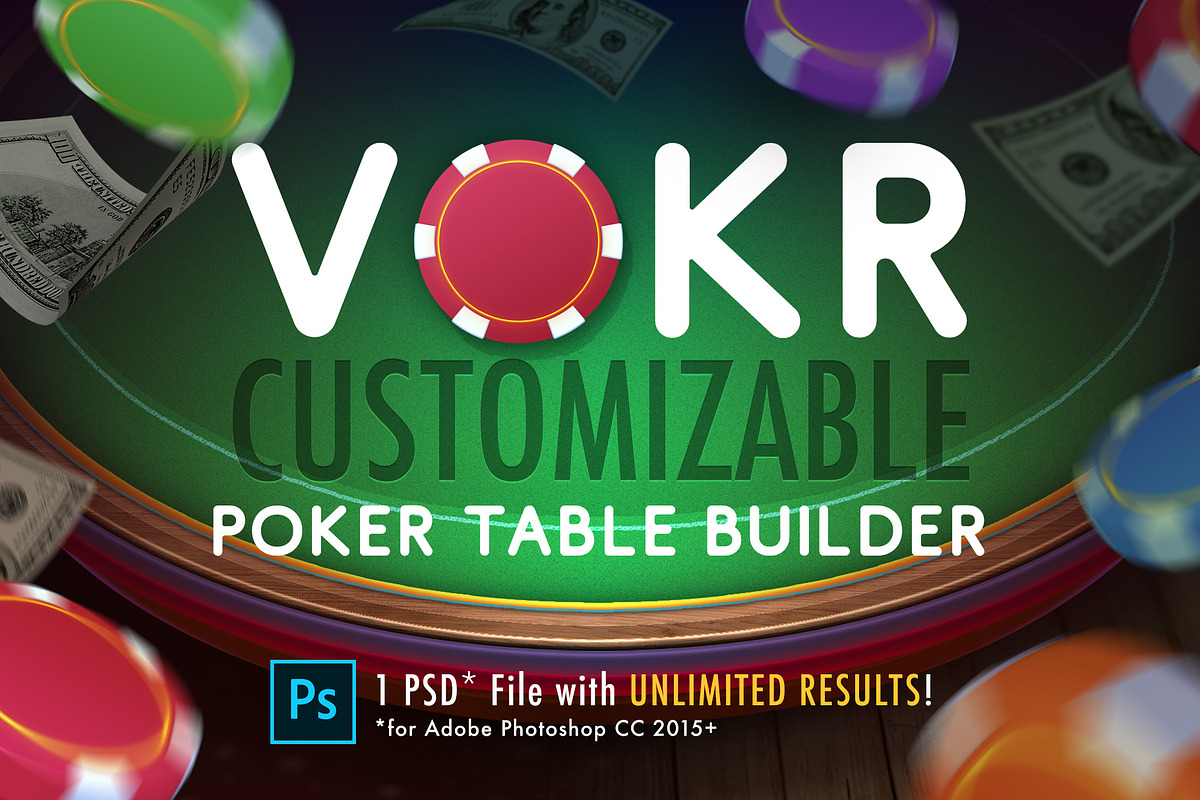 VOKR – Poker Table Builder, a Templates & Theme by Weirdsgn Store (Photo 1 of 12)