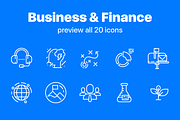 Business & Finance Icons, an Outline Icon by Sarunw (Thumbnail 3 of 5)