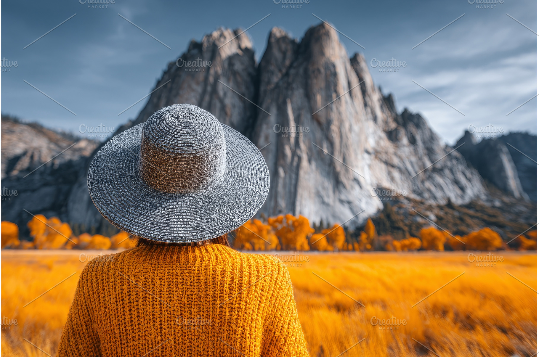 A happy hiker visits Yosemite, a Person Photo by ZinetroN