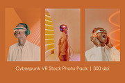 Cyberpunk VR Stock Photo Pack, a Person Illustration by StockVerse Creative (Thumbnail 1 of 4)