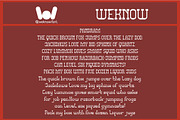 Return Home font, a Font by weknow (Thumbnail 6 of 8)