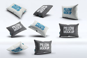 Fabric Pillow Mock-Up, a Product Mockup by Se٧enStudio