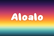Aloalo – Tropical Groovy Typeface, a Handwritten Font by Lettra Studio (Thumbnail 1 of 17)