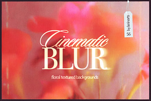 Cinematic Blur - Floral Backgrounds, a Background Graphic by lerinartstudio