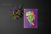 Notebooks mockup, a Print Template by ⚞ Kind Illustration ⚟ (Thumbnail 3 of 4)