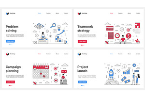 Campaign and startup planning, team, a Person Illustration by Lemberg Vector