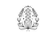 Gemini Lavender and Lily Flower Logo, a Branding & Logo Template by Buqancreative (Thumbnail 1 of 4)