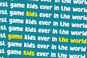 CRONOS KID – Bold Kids Display Font, a Font by Pinisi ART (Thumbnail 2 of 10)