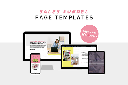 Fun Sales Funnel Template Set
