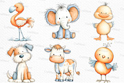 Minimalist Cartoon Animals Sublimati, an Illustration by Craft Nest (Thumbnail 5 of 6)