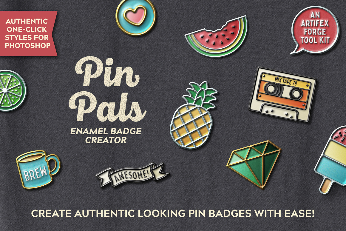 PIN PALS: ENAMEL BADGE CREATOR