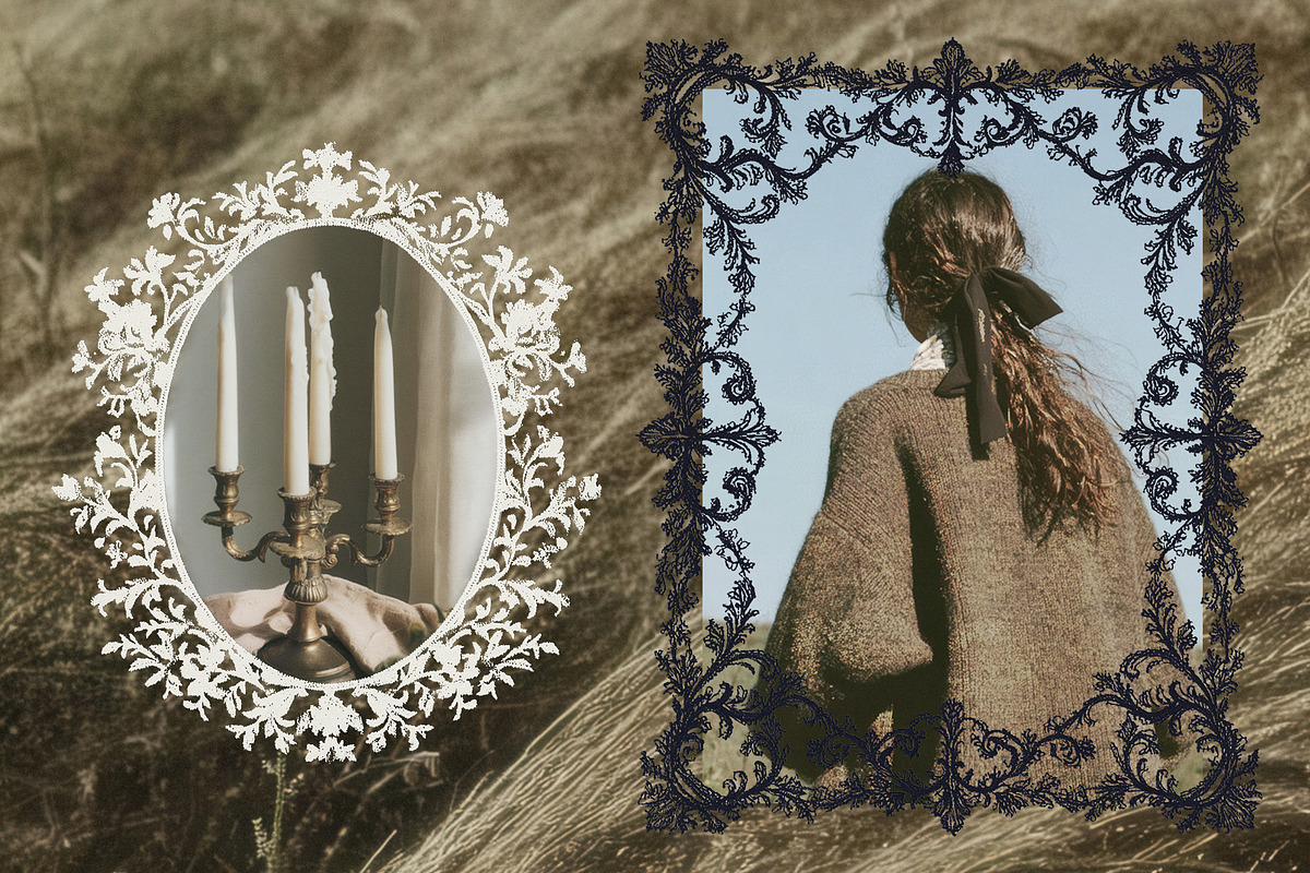 Pressed Frames: Ornamental Borders, an Object Graphic by lerinartstudio (Photo 8 of 18)