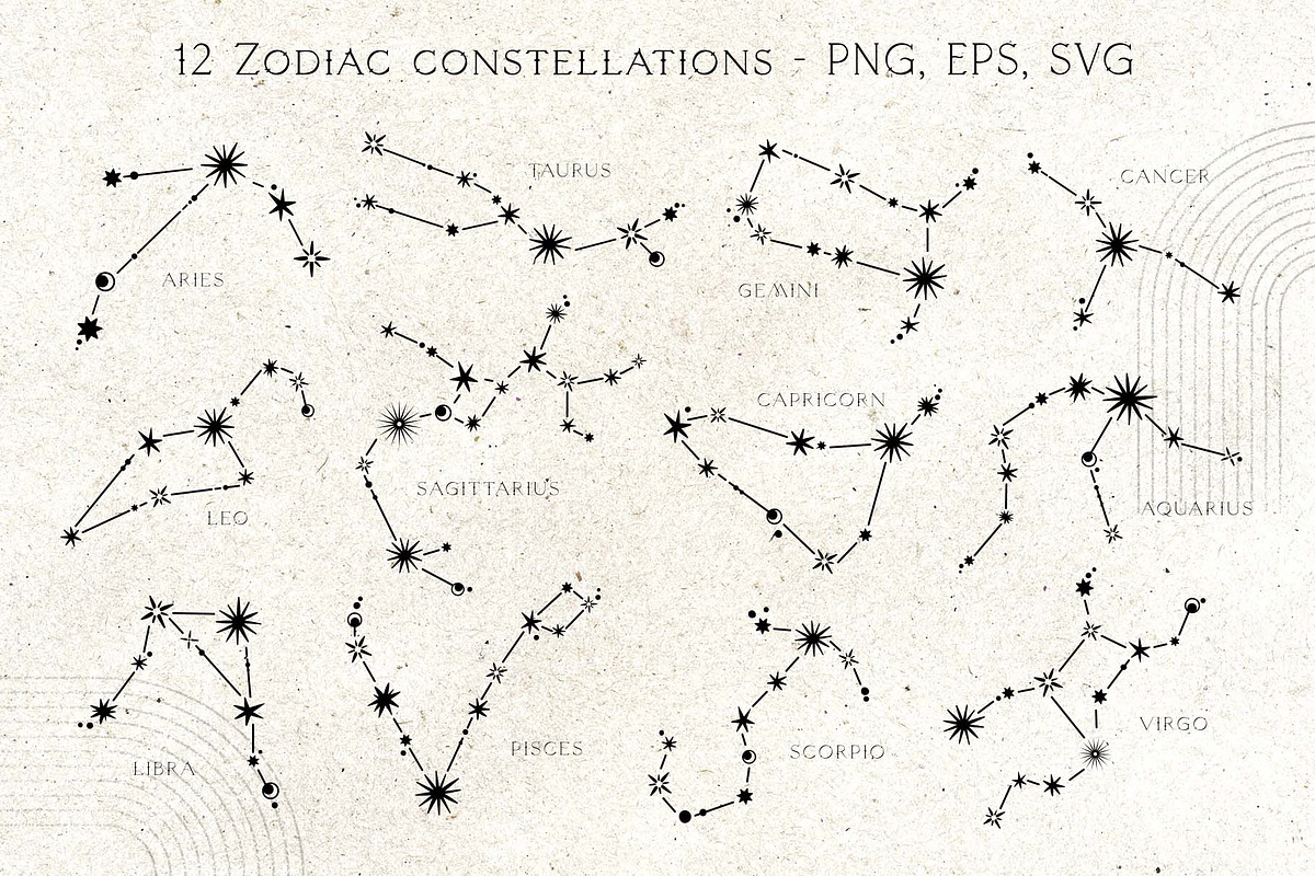 Mystical Zodiac constellations, an Illustration by My Space Garden (Photo 5 of 19)